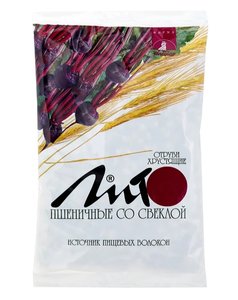 Отруби Лито хрустящие пшеничные с Ca 200г (свекла)
