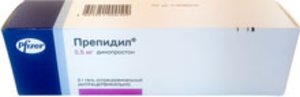 Препидил гель д/эндоцервик. введ. 0.5мг 3г (шприц)