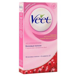 Вит/Veet полоски восковые д/норм кожи №12