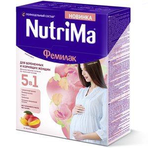 Фемилак Нутрима смесь д/беременных и кормящих Манго 350г