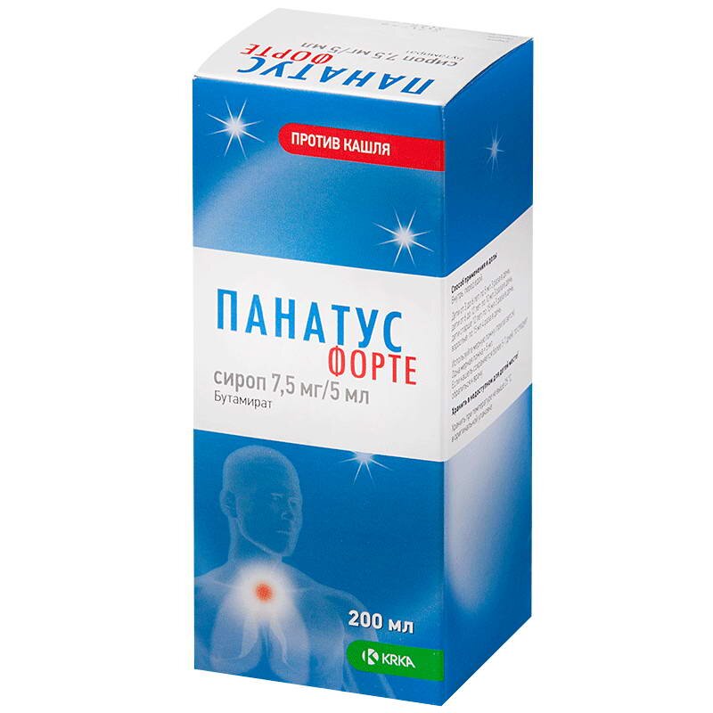 Панатус Форте сироп 7,5мг/5мл 200мл